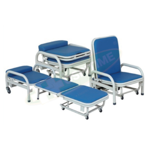 PATIENT ATTENDANT BED & CHAIR